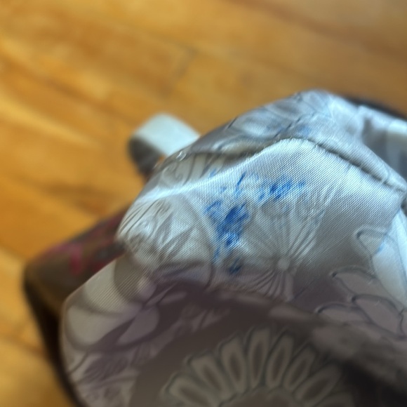 Brighton Valencia Merlot Floral Leather Bag with Box - Picture 10 of 13